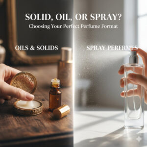 When to Choose a Solid Perfume or Oil vs. A Spray (And Why)