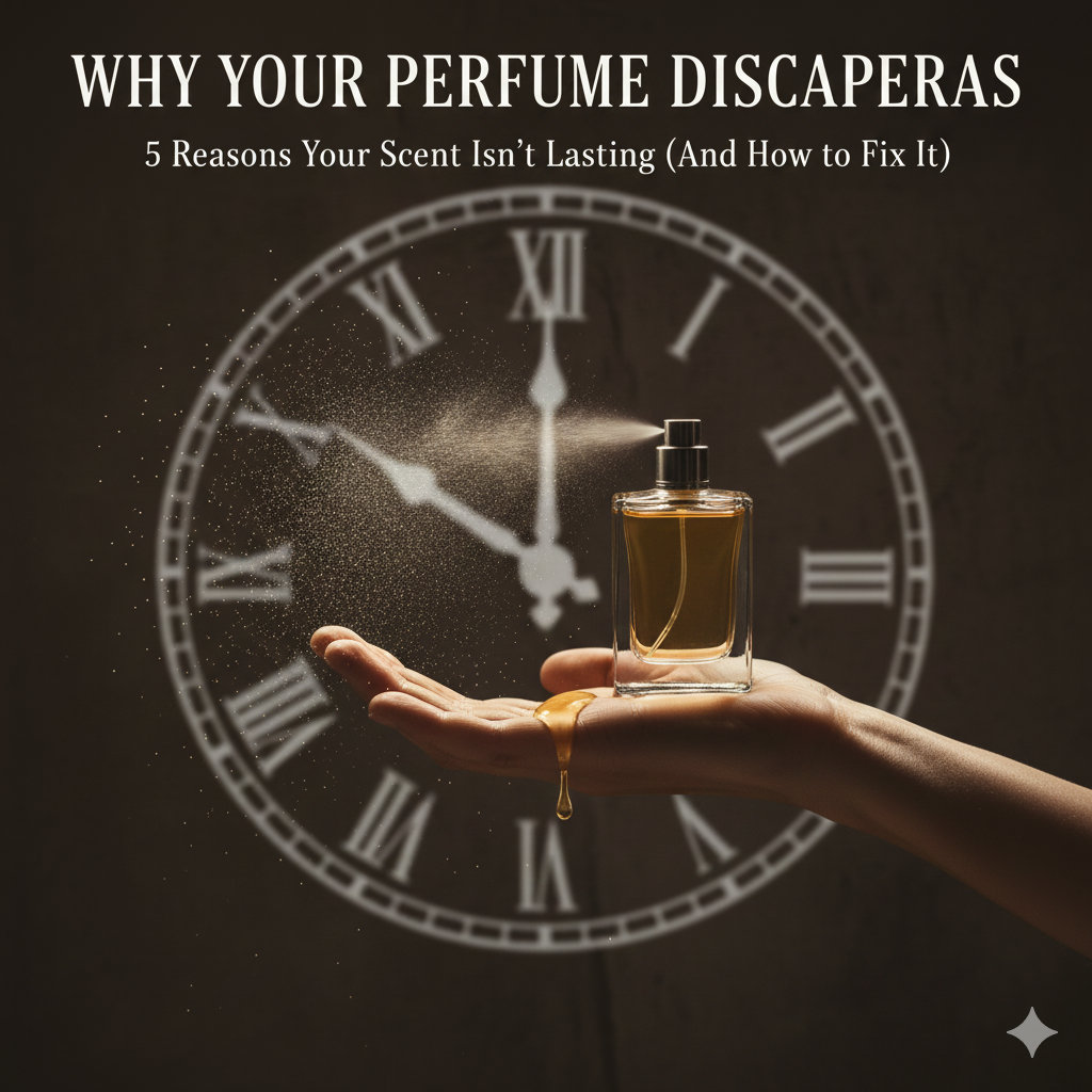 Why Your Perfume Disappears 5 Reasons Your Scent Isn't Lasting (And How to Fix It)
